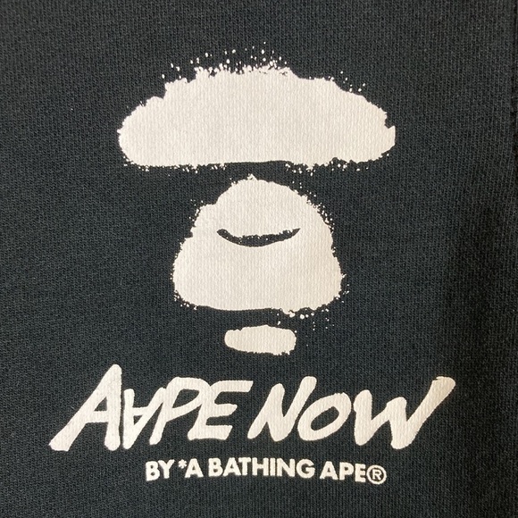Aape by A Bathing Ape Crewneck Sweatshirt Women’s XS Winter Casual Streetwear - Picture 4 of 11